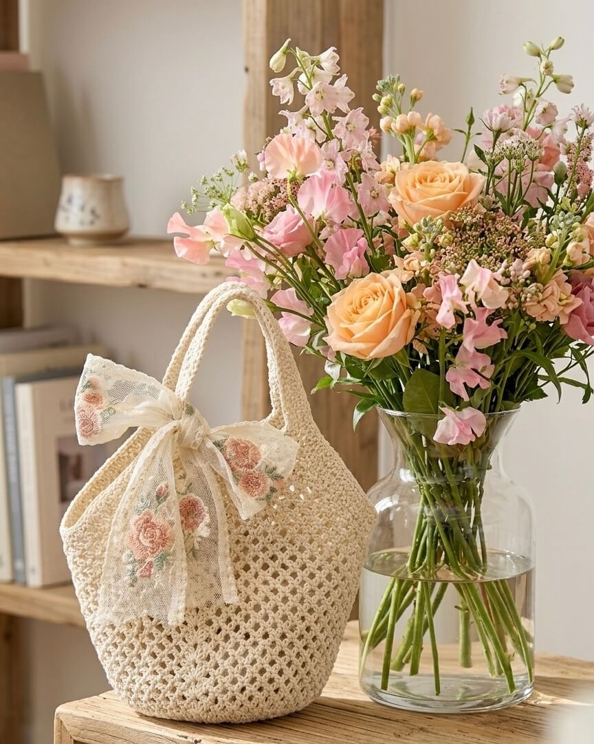 Rosalie - Häkeltasche