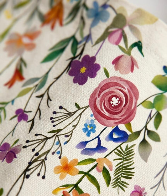 Cherry & Bloom Canvas - Tote Bag