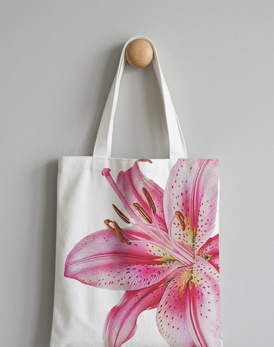 Cherry & Bloom Canvas - Tote Bag