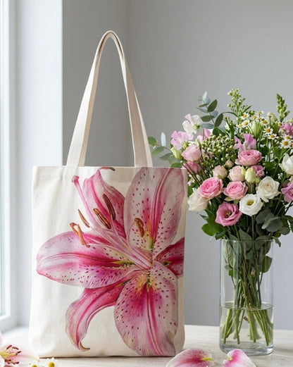 Cherry & Bloom Canvas - Tote Bag