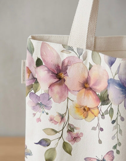 Cherry & Bloom Canvas - Tote Bag