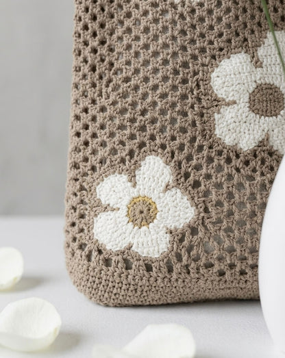 Daisy Meadow - Häkeltasche