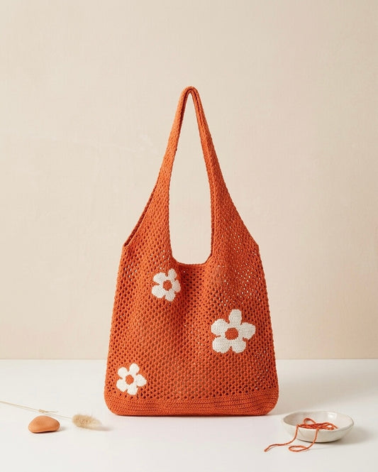 Daisy Meadow - Häkeltasche