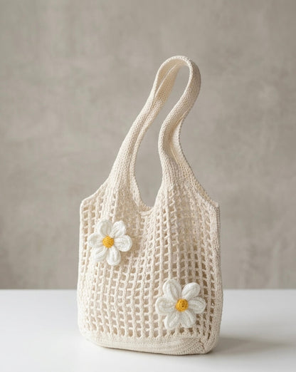 Daisy Bloom - Häkeltasche