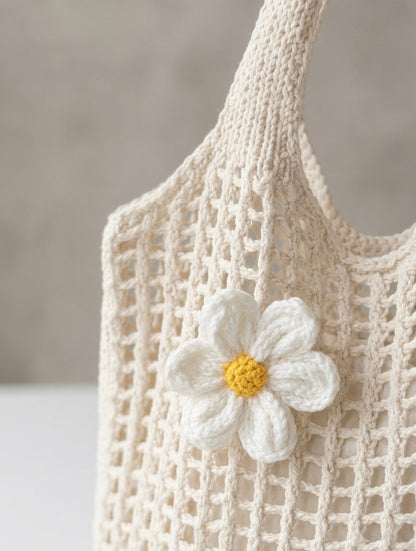 Daisy Bloom - Häkeltasche