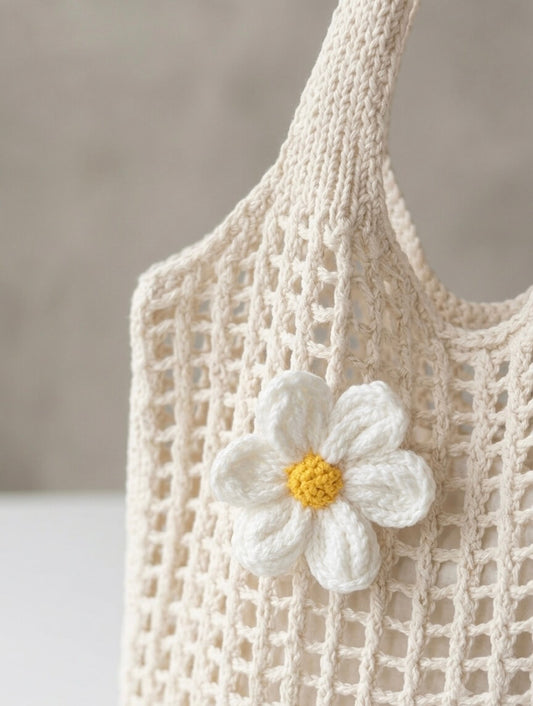 Daisy Bloom - Häkeltasche