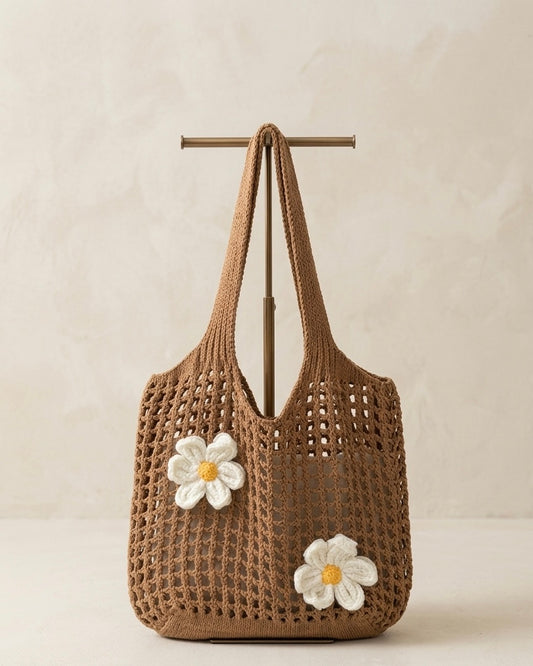 Daisy Bloom - Häkeltasche