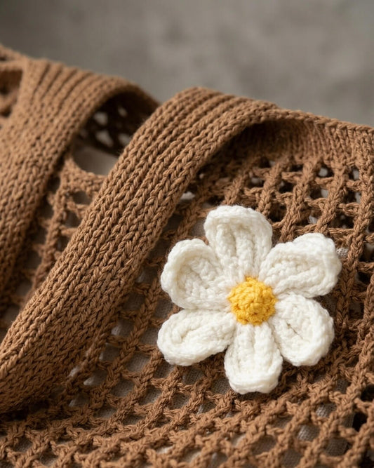 Daisy Bloom - Häkeltasche