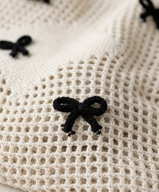 Ribbon Charm - Häkeltasche