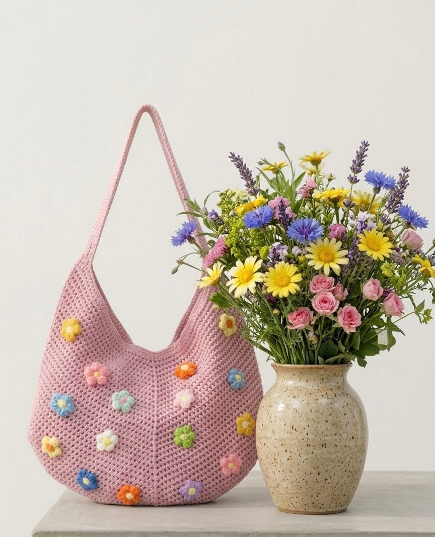 Bloom - Häkeltasche