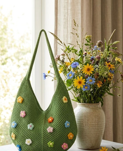 Bloom - Häkeltasche
