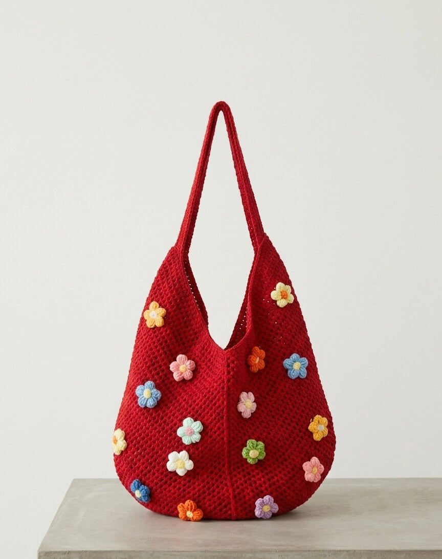 Bloom - Häkeltasche