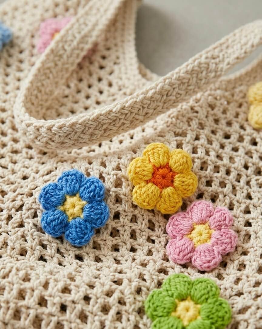 Bloom - Häkeltasche