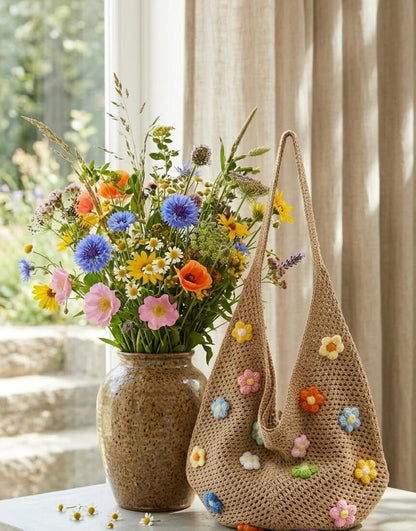 Bloom - Häkeltasche